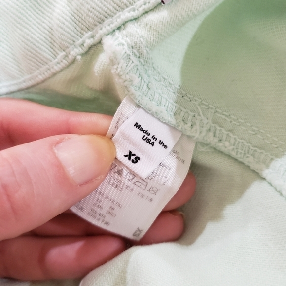 AMERICAN Apparel Denim Circle Skirt in Colour Pistachio Size Extra Small - Picture 7 of 12